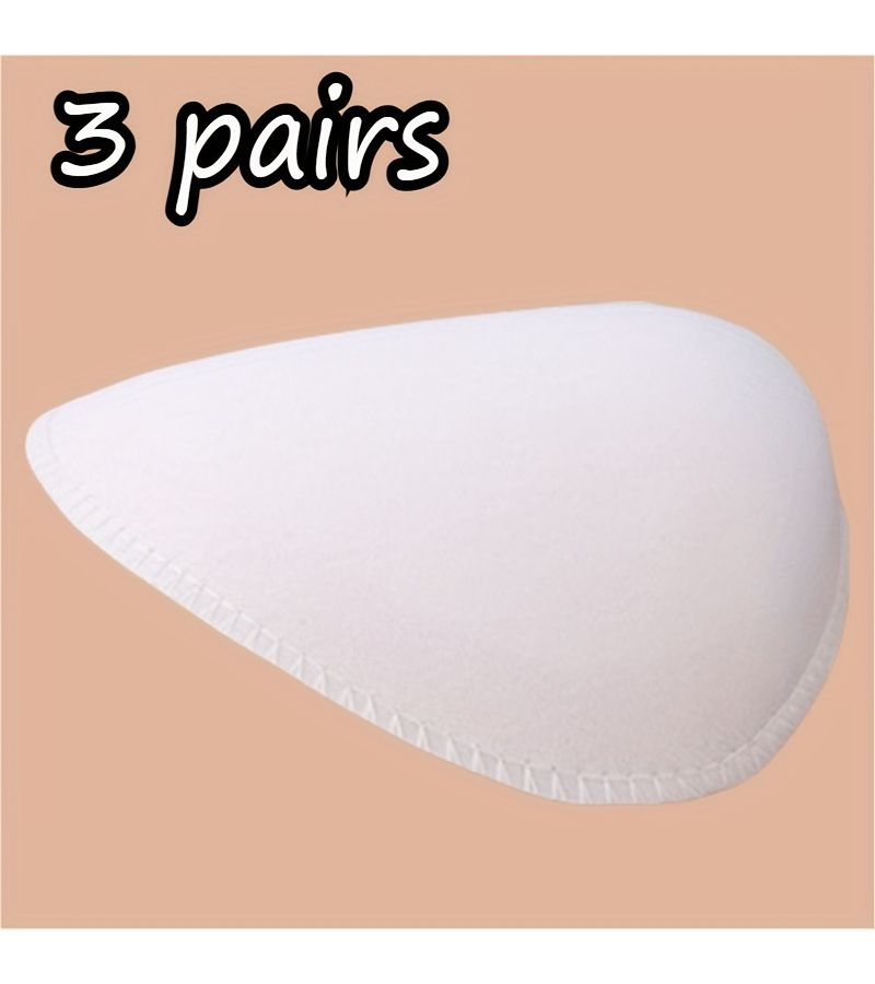 6 Reusable Foam Shoulder Pads 3 Sets Light Beige Comfortable Non Slip Breathable Discreet Right Angle Support - Image 5
