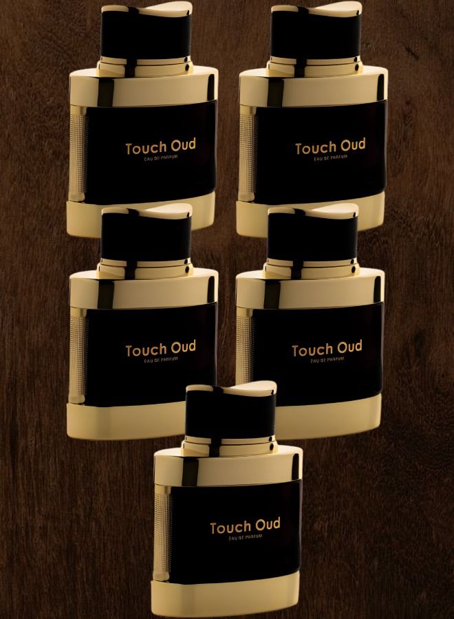 فاان 5 قطع عطر تاتش عود 100 مل - Image 1