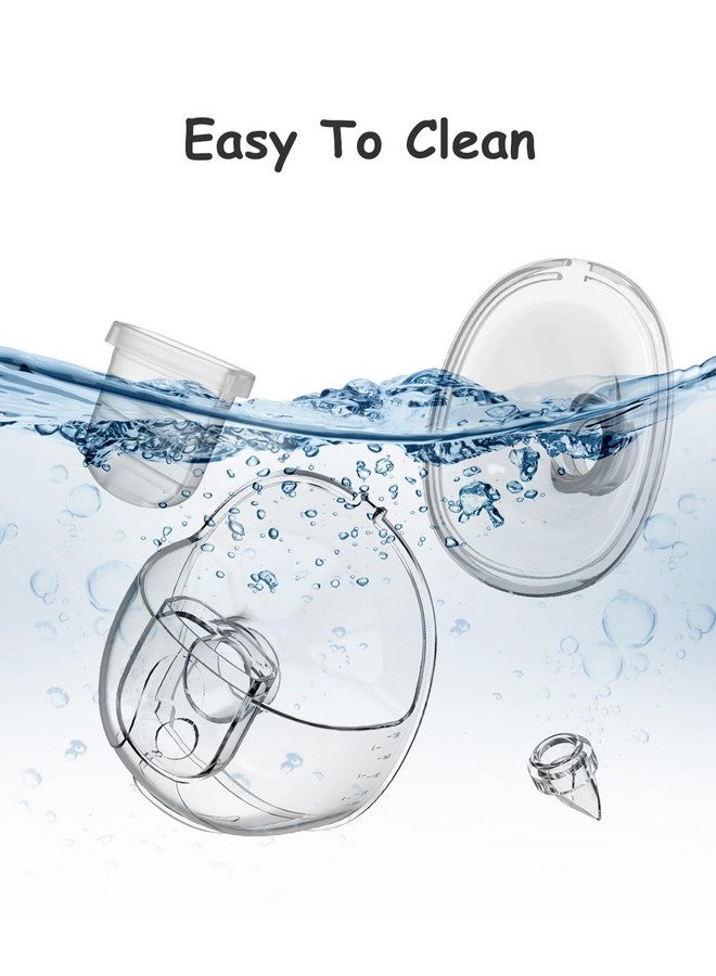 Gowing لأجزاء مضخة الثدي Lansinoh Discreet Duo Nuliie S32 طراز S32، قطع غيار مضخة الثدي القابلة للارتداء تشمل صمام بطة، غشاء سيليكون، فلانج 27 مم، كوب جامع الحليب، مجموعتان - Image 4