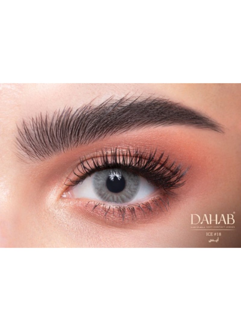 Dahab One Day Ice Pack Of 10 Daily Disposable Colored Contact Lenses Unisex Cosmetic Contact Lenses  - Image 1