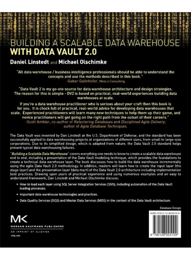 Building a Scalable Data Warehouse with Data Vault 2 0 - Paperback