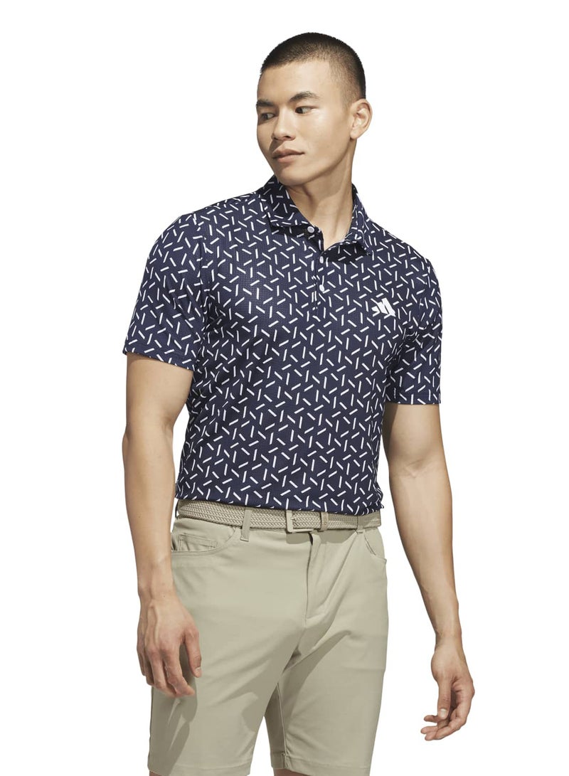 Adidas Ultimate365 Mesh Print Climacool Polo - Image 1