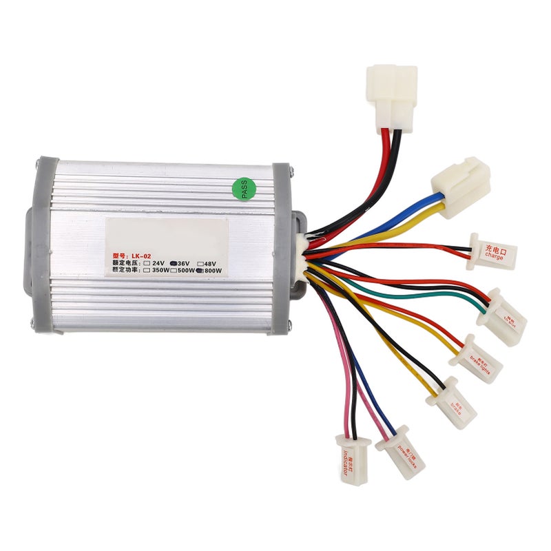 36V 800W Brushed Controller Over Current Protection Electric Bike Brushed Controller with Aluminum Alloy Shell for Scooter - Image 1