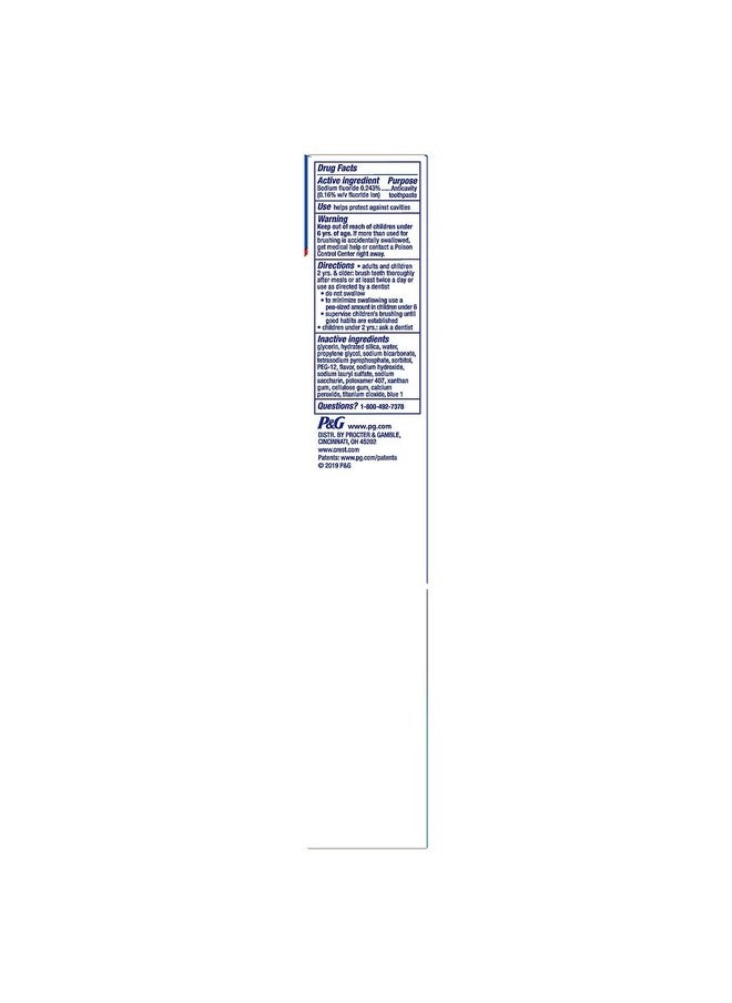 Crest Crest Cavity and Tartar Protection Toothpaste, Whitening Baking Soda & Peroxide, (3 Count of 5.7 Tubes Each), 17.1 Ounce  - Image 2