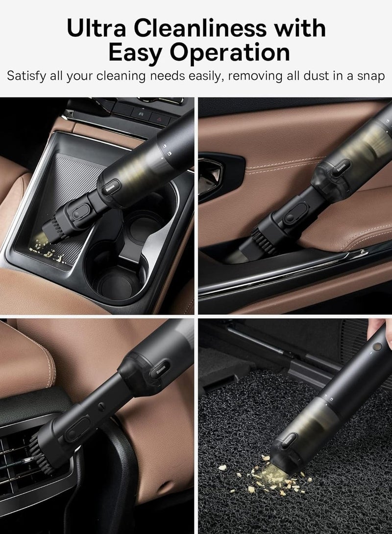 Baseus A3lite Car Vacuum Cleaner 12000pa Black  - Image 4
