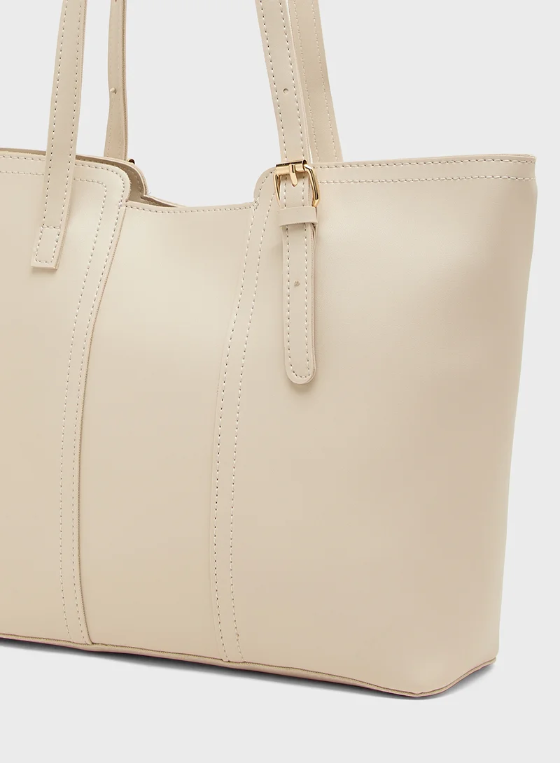 ELLA Cutout Detail Tote Bag