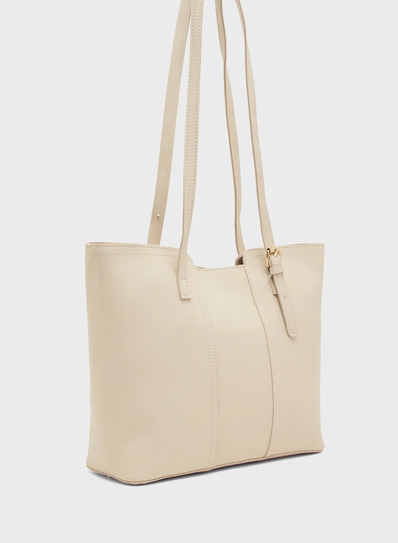 ELLA Cutout Detail Tote Bag