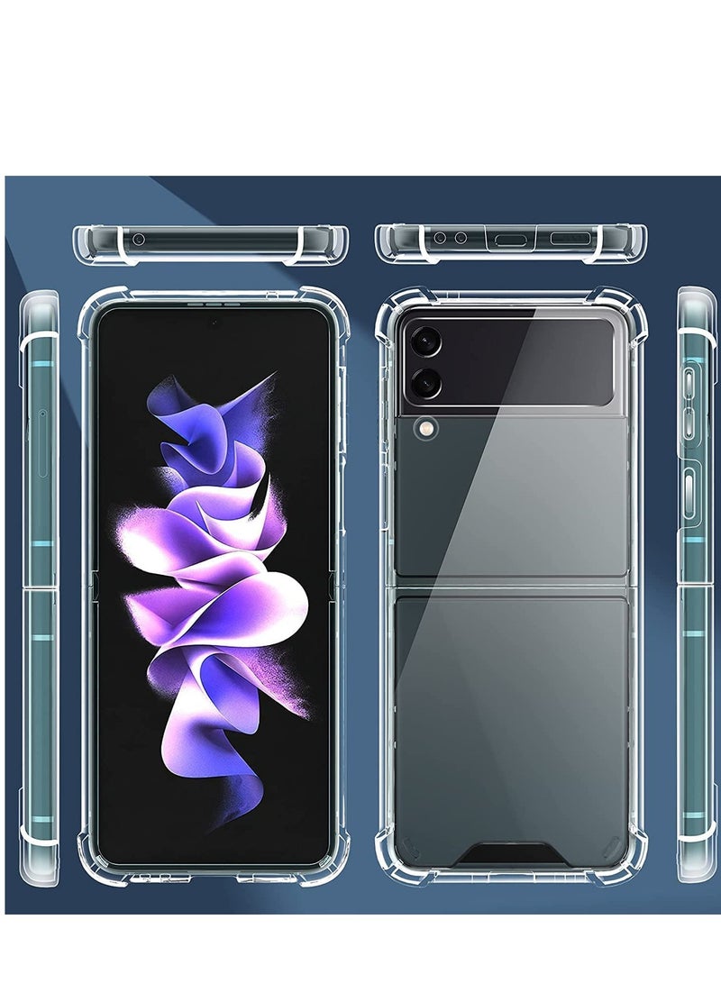 ELTRAZONE Compatible with Galaxy Z Flip 4 Case,Anti Yellow- Ultra-thin Slim Fit Four Corner Airbags Protection Samsung Galaxy Z Flip 4 5G 2022-Clear - Image 5