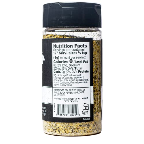 Kinder's The Blend Seasoning Salt, Pepper and Garlic, 10.5 oz. - Image 3