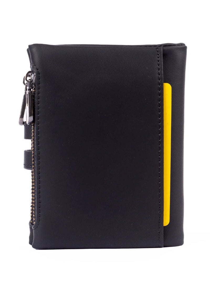 جولينك محفظة جلد طبيعي اسود ناعم للرجال من جولينك GL32410 - Image 4