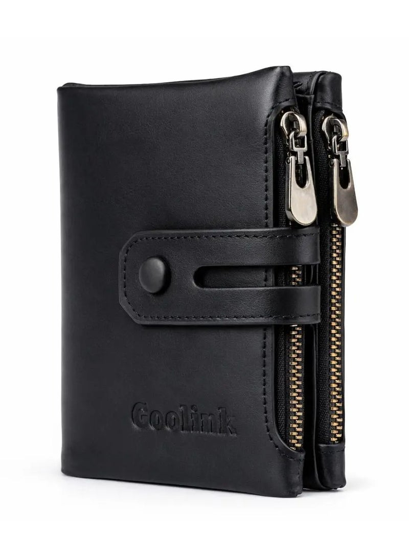جولينك محفظة جلد طبيعي اسود ناعم للرجال من جولينك GL32410 - Image 1