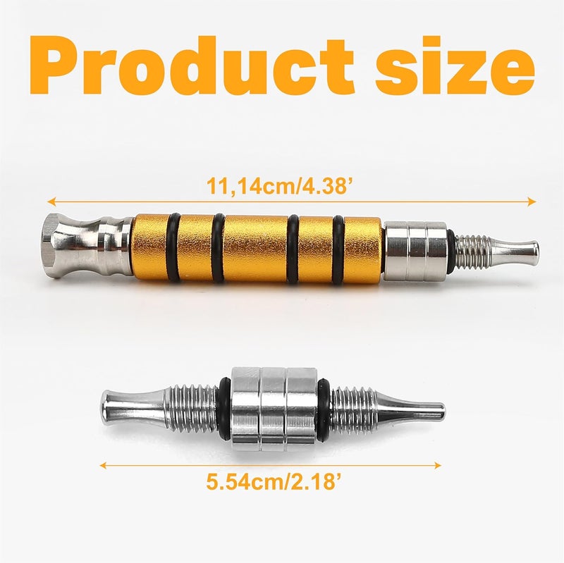BuleVina Paintless Dent Repair PDR Tap Knockdown Tools, Hammer Removal Kit with Healing Pen Remover Hand Puller Glue Stick, Suction Cup Get Dent Out Of Car Body Damage, Scratch Metal Surface Fix Hail Knockout - Image 2