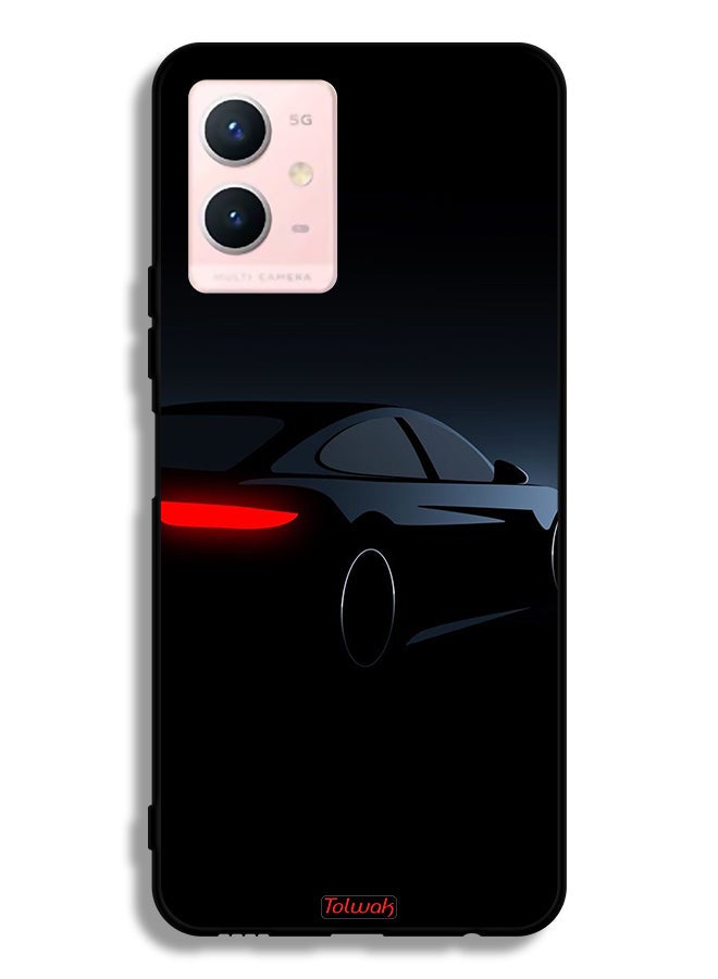 Tolwak Vivo Y33s 5G Protective Case Cover Dark Car - Image 2