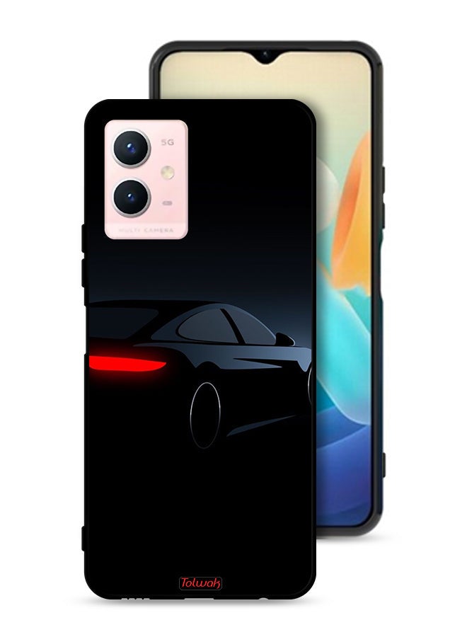 Tolwak Vivo Y33s 5G Protective Case Cover Dark Car - Image 1
