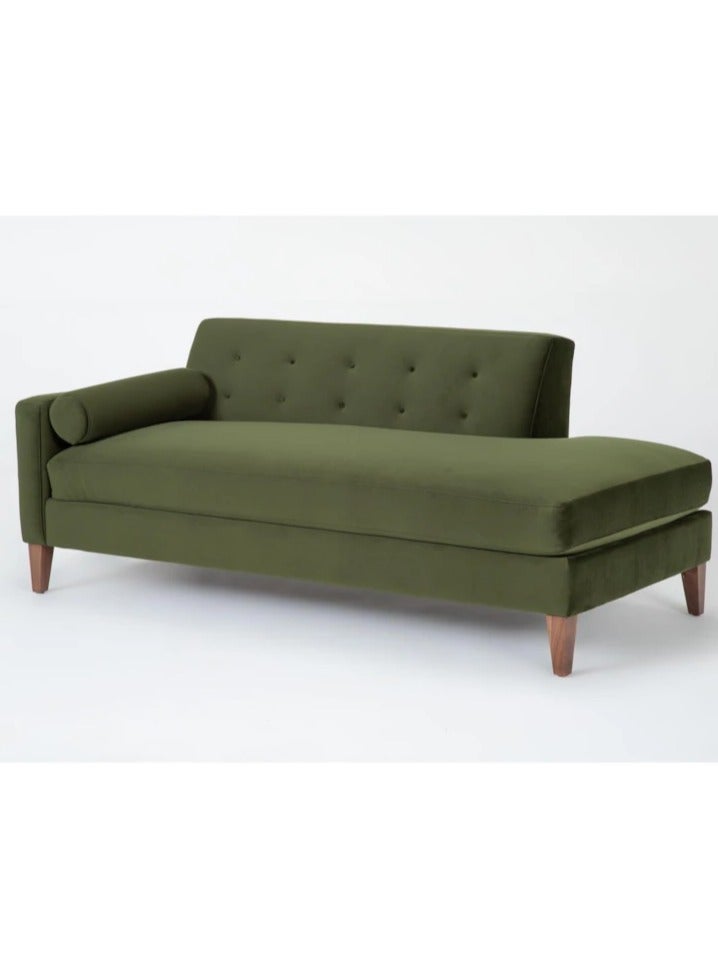 ملاذ هاوس كرسي بذراعين مخملي - MZCH009 - 80 طول × 75 ارتفاع × 160 عرض - Image 3