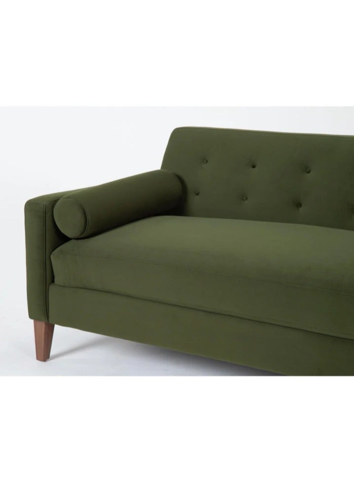 ملاذ هاوس كرسي بذراعين مخملي - MZCH009 - 80 طول × 75 ارتفاع × 160 عرض - Image 5