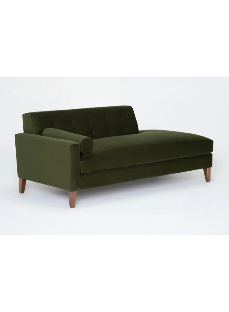 ملاذ هاوس كرسي بذراعين مخملي - MZCH009 - 80 طول × 75 ارتفاع × 160 عرض - Image 2