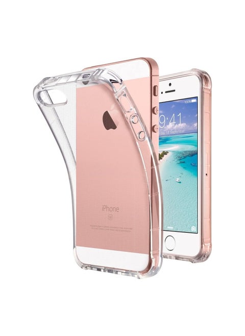 Case for iPhone 5 / iPhone 5s / iPhone SE (2016) Case Cover Back Air Cushion Soft Silicone Shockproof Anti-Scratch Protective Bumper Shell for iPhone 5