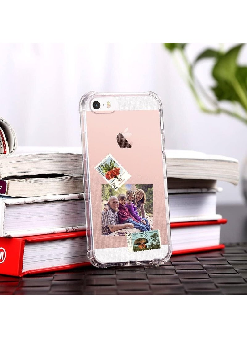 Generic - Case for iPhone 5 / iPhone 5s / iPhone SE (2016) Case Cover Back Air Cushion Soft Silicone Shockproof Anti-Scratch Protective Bumper Shell for iPhone 5 - Image 1