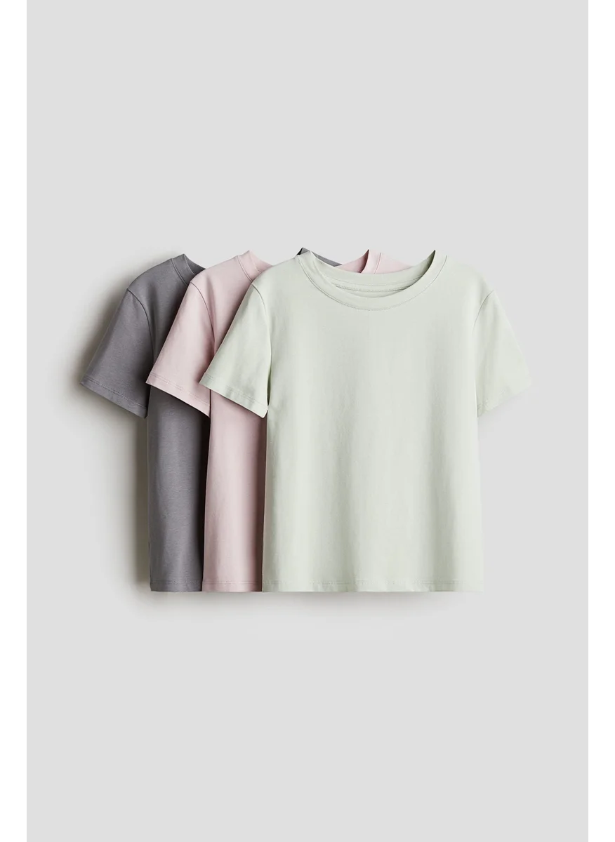 H&M 3-Pack Cotton Tops