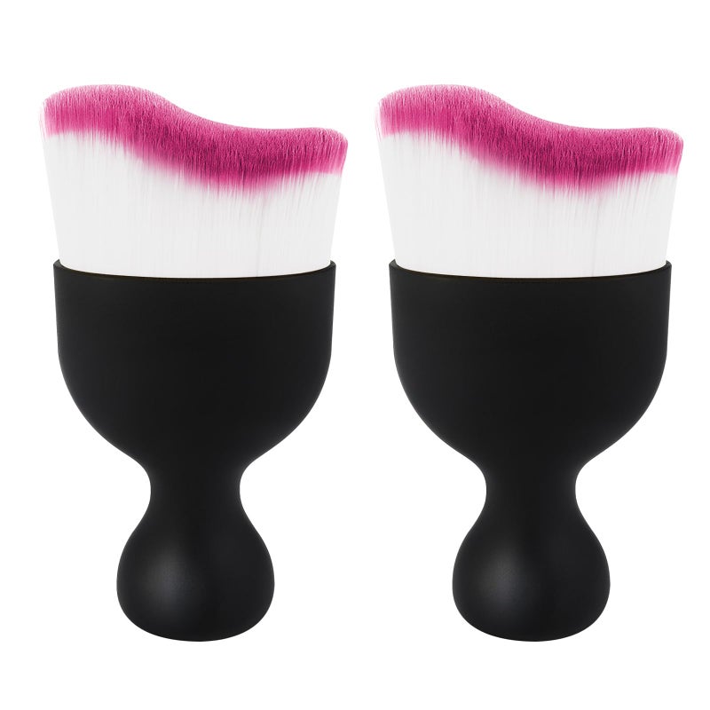 Eiruseed Car Interior Cleaning Brush Car Duster Interior with Ultra Soft Bristles Auto Detailing Brushes Dusting Car Accessories for Dashboard AC Vents Leather ScratchFree 2PackRed - Image 2