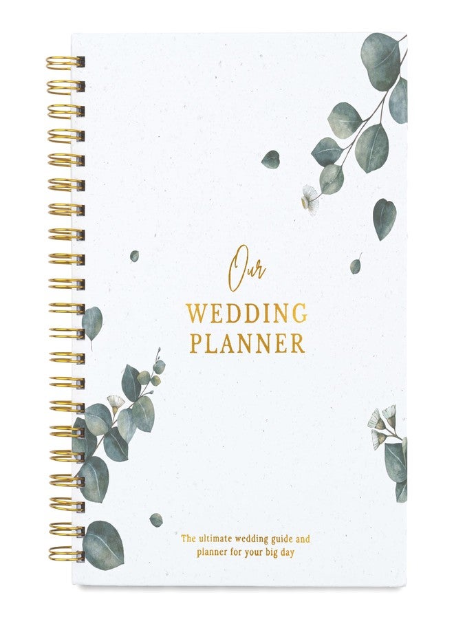 Nook Theory Timeless Premium Wedding Planner Book and Organizer - Wedding Planning Book, Comprehensive Keepsake & Countdown Binder, Perfect Engagement Gift for Women, 11" x 9" (Eucalyptus) - Image 1