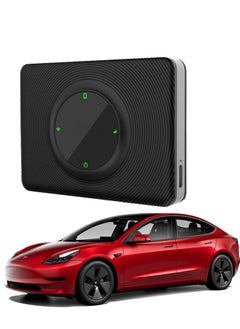 Wireless CarPlay Android Auto Adapter for Tesla Model Y & Model 3, Lossless Upgrading of The Original Vehicle for Apple/Android Phones,2.4G+5G Dual Band WiFi, Black