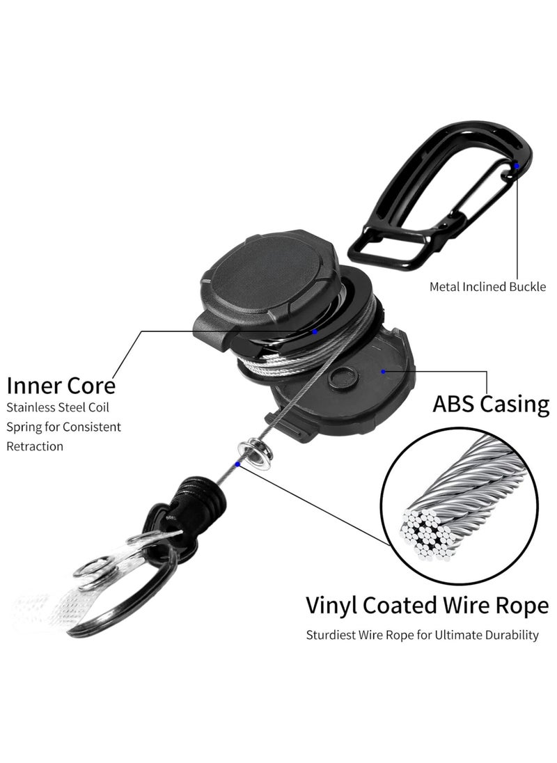 KeyChain with ID Badge Holder | Retractable Clip, Durable Lanyard, Vertical Card Holder, Secure Key Ring for Work, Office, Travel, Conferences - pzsku/Z7A1E13D1F8FB7A142056Z/45/_/1723895110/ca341765-5714-4530-ad6a-ffc5ab663ff1