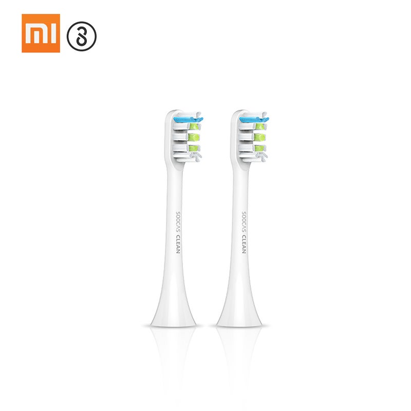 SOOCAS Universal Oral Cleaning Electric Toothbrush Head 3D Replaceable Brush Heads for Soocas X1 X3 X5 Electric Toothbrush 2pcs - Image 2