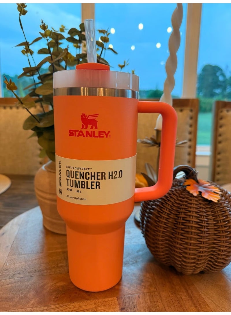 STANLEY 40 oz orange Stainless Steel Tumbler(1.18 L.) - Image 3