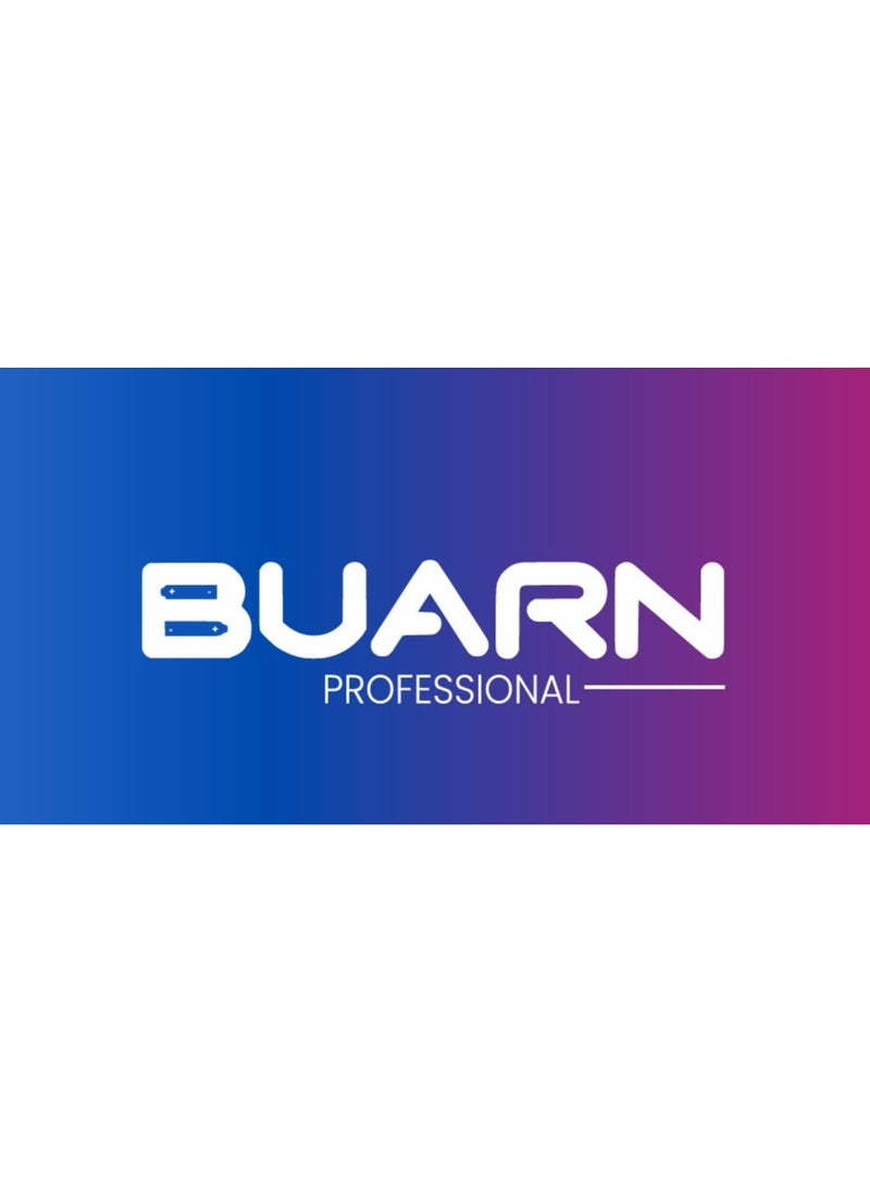 BUARN PROFESSIONAL Buarn Professional 1200W Dry Heavy Iron (2KG) – NI-A201 with Non-Stick Gold Ceramic Coating Soleplate, Auto Off Thermostat, Indicator Light, Silver Chrome Plated Metal Cover, and Plastic Handle, 220-240V, 50/60Hz – Durable and Efficient for Heavy Duty Ironing  - Image 5