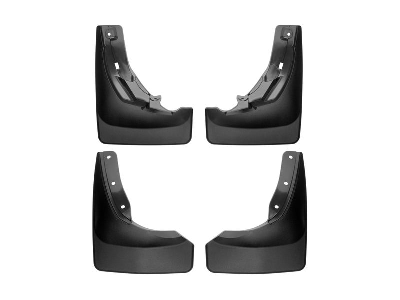 WeatherTech Custom No Drill Splash Guard MudFlaps for Front Rear Set 110111120111 Black