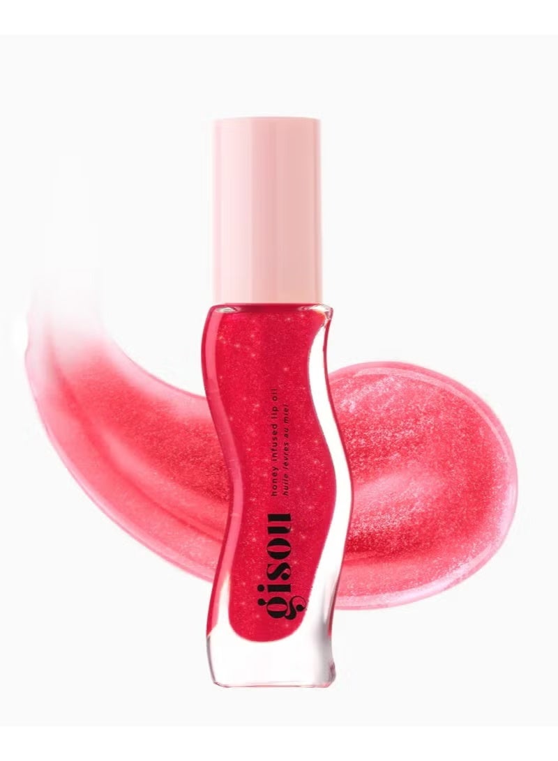 Gisou - 8ml - Honey Infused Lip Oil - Cherry on the cake - Image 4