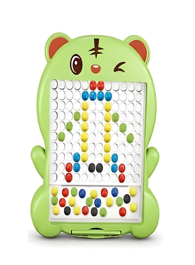 SELOME Magnetic Drawing Board for Kids Big Size Doodle Board with 80 Beads & Magnetic Pen Educational Writing & Drawing Toy Mess-Free Learning Toy for Boys & Girls Multicolor - Cat (Pink) - Image 2