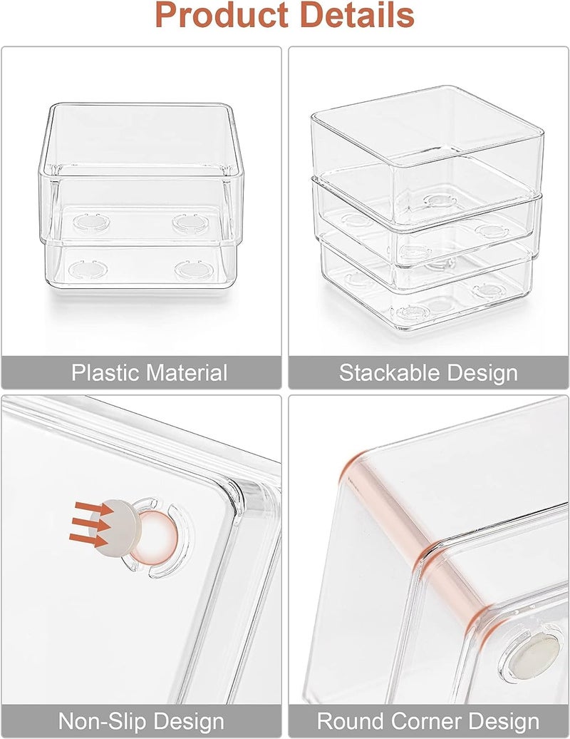 mechdel Clothes Organizer for Wardrobe Cupboard Organizer for Clothes Foldable Stackable Closet Organizer Drawer Organizer for Clothes 7PCSDrawer Organiser 1PCS - Image 5