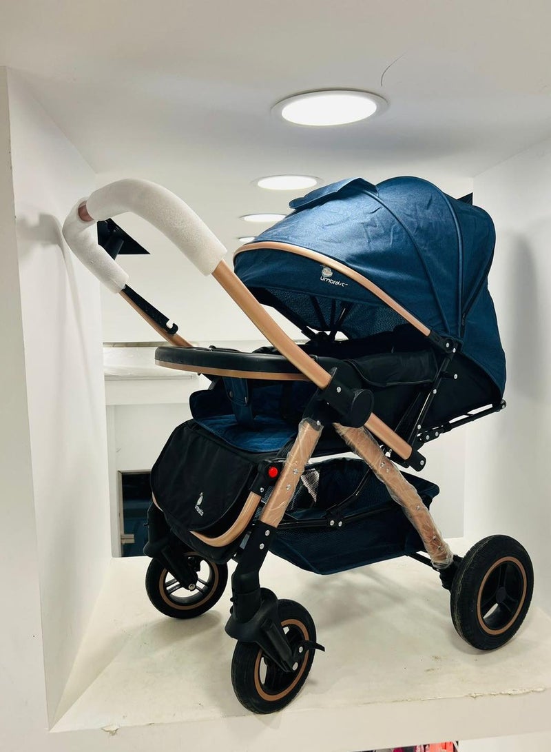 Umbrella Store Baby stroller Umbrella X1 flip arm blue - Image 1