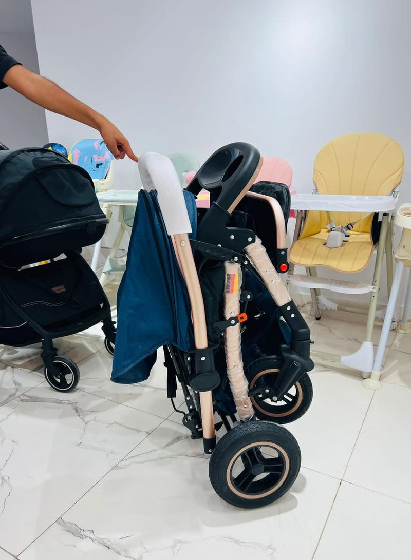 Umbrella Store Baby stroller Umbrella X1 flip arm blue - Image 4