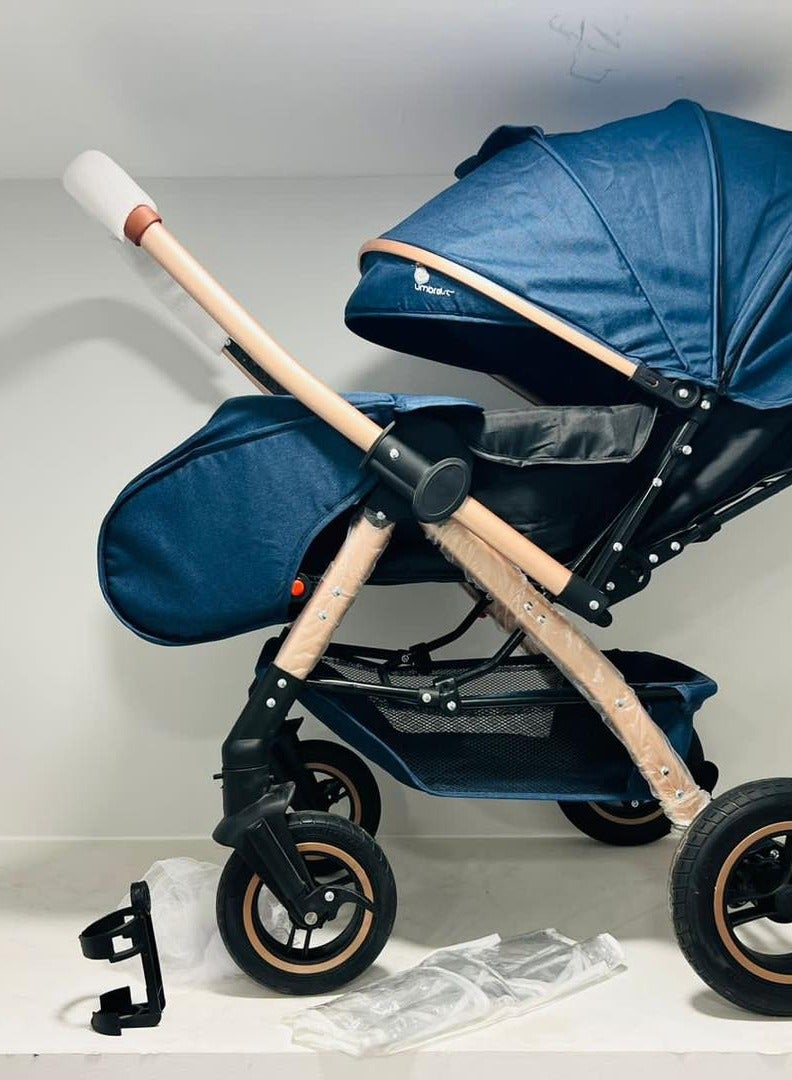 Umbrella Store Baby stroller Umbrella X1 flip arm blue - Image 2