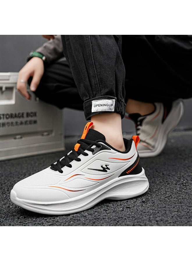 Double Star Men's Shoes  Autumn New Sports Shoes Leather Water-resistant Running Shoes Lightweight Soft Sole Casual Shoes - Image 1