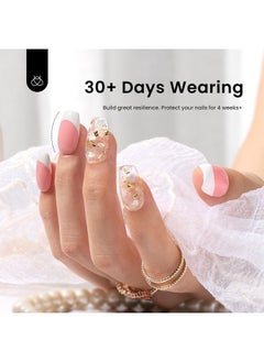 beetles Gel Polish Beetles Gel Polish 5 In 1 Nail Glue and Builder Nail Gel 7 in 1 Builder Strengthener Gel Clear Building Gel Hard Gel for Nails Builder Extension, Uv LED Lamp Nail Gel Valentine's Day Gift for Women  - Image 5