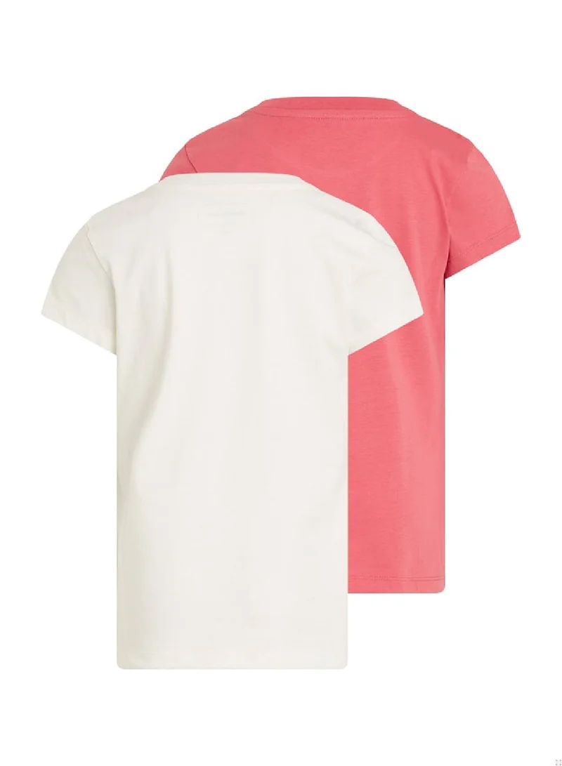 Calvin Klein Jeans Slim Monologo T-Shirt - 2-Pack