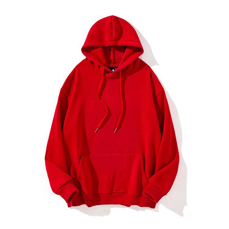 D14# tide cotton silver fox velvet shoulder-drop pullover hooded vests in stock group clothing T-shirt overalls printing logo haze blue  - Image 3