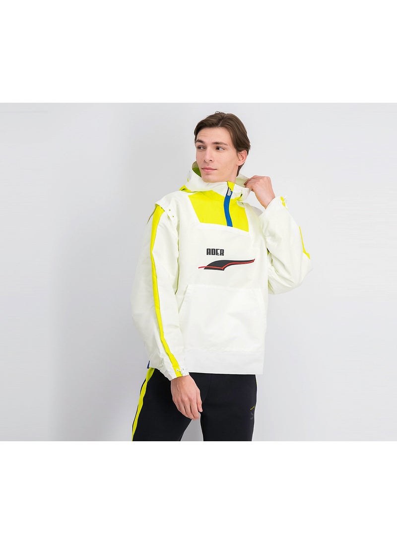 PUMA Men Sportswear Fit Hooded Windbreaker Jacket, White  - Image 1