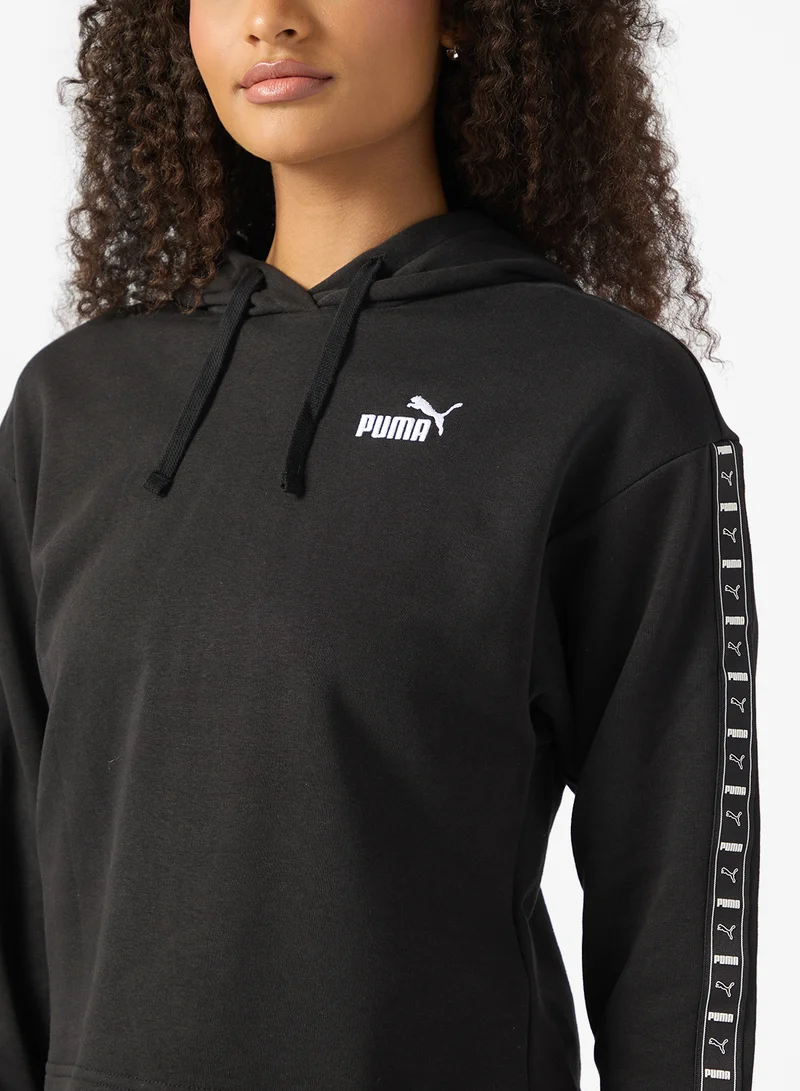 PUMA Essential Tape Cropped Hoodie