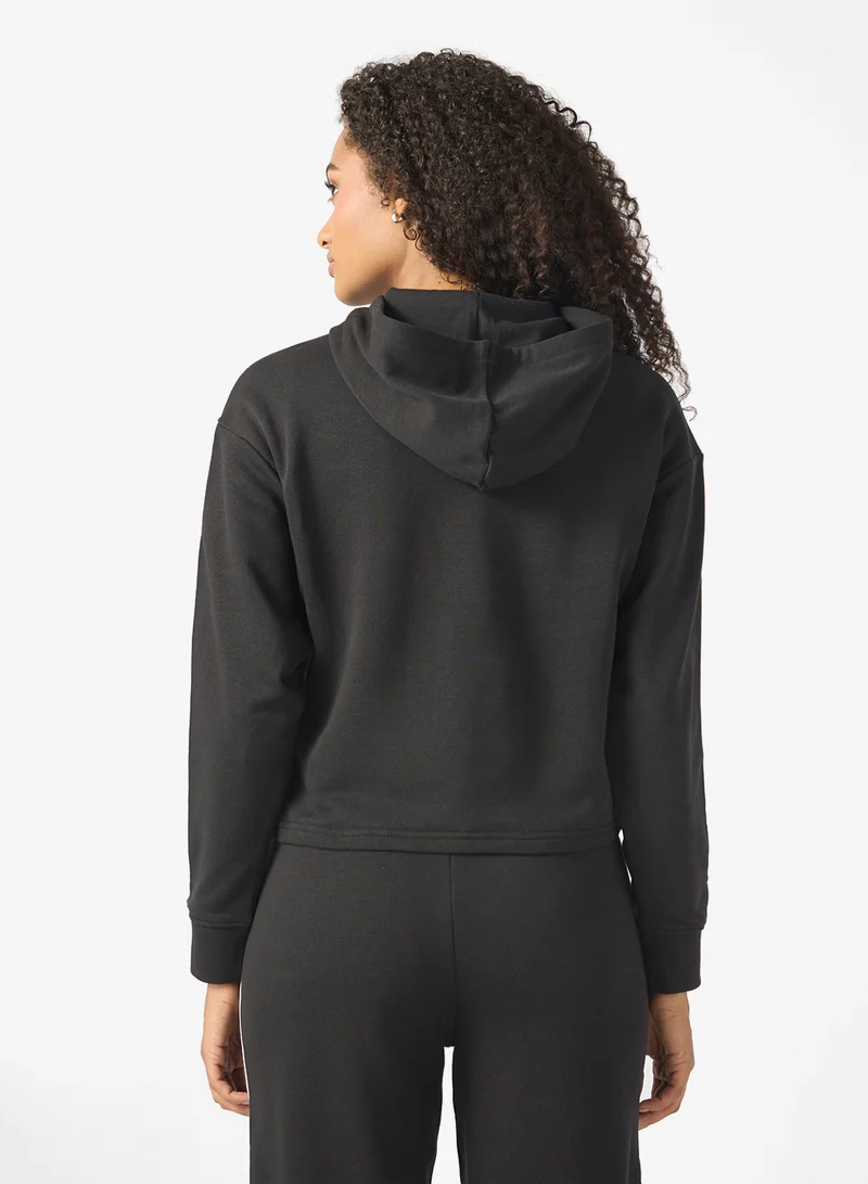 PUMA Essential Tape Cropped Hoodie