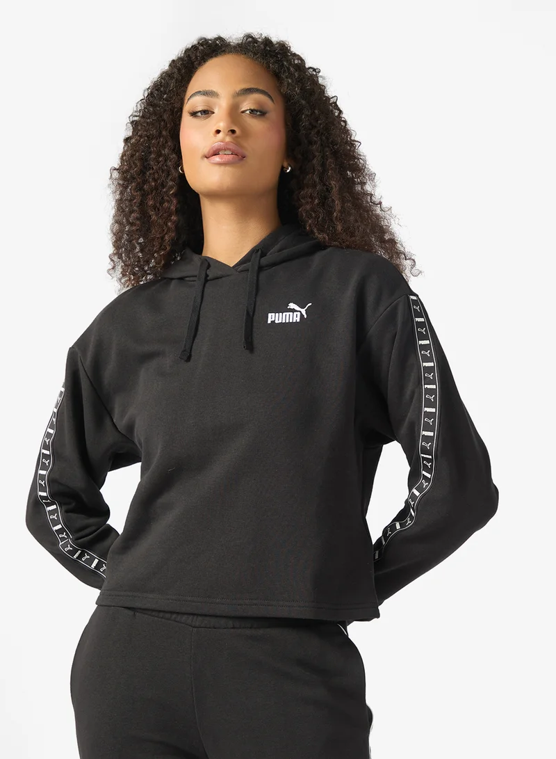PUMA Essential Tape Cropped Hoodie