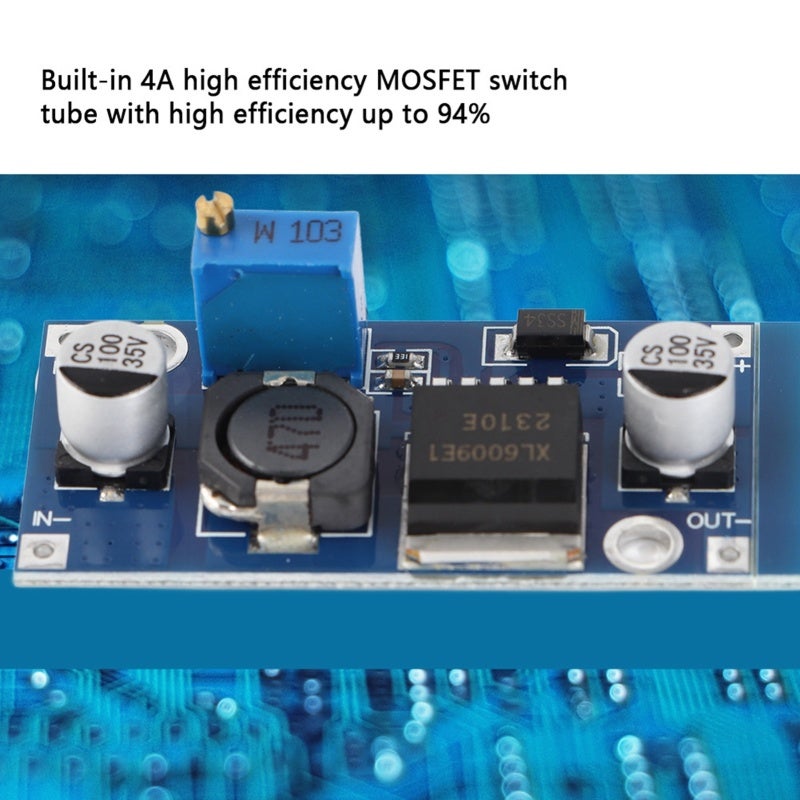 Boost Converter Module 3V-32V To 5V-35V 4A Switching Current - High Efficiency 94% XL6009E1 Chip For DIY Electronics Projects - Image 5