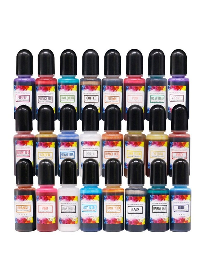 Resin Art Special 3d Coloring Set Of 10ml x 26Colors - Image 1