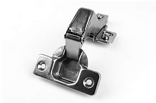 Berta 2-Pack Frameless Soft-Close Cabinet Hinges, 3D Adjustable Clip-On with Mounting Screws for 45° Corner Applications – Durable & Easy to Install - Image 2