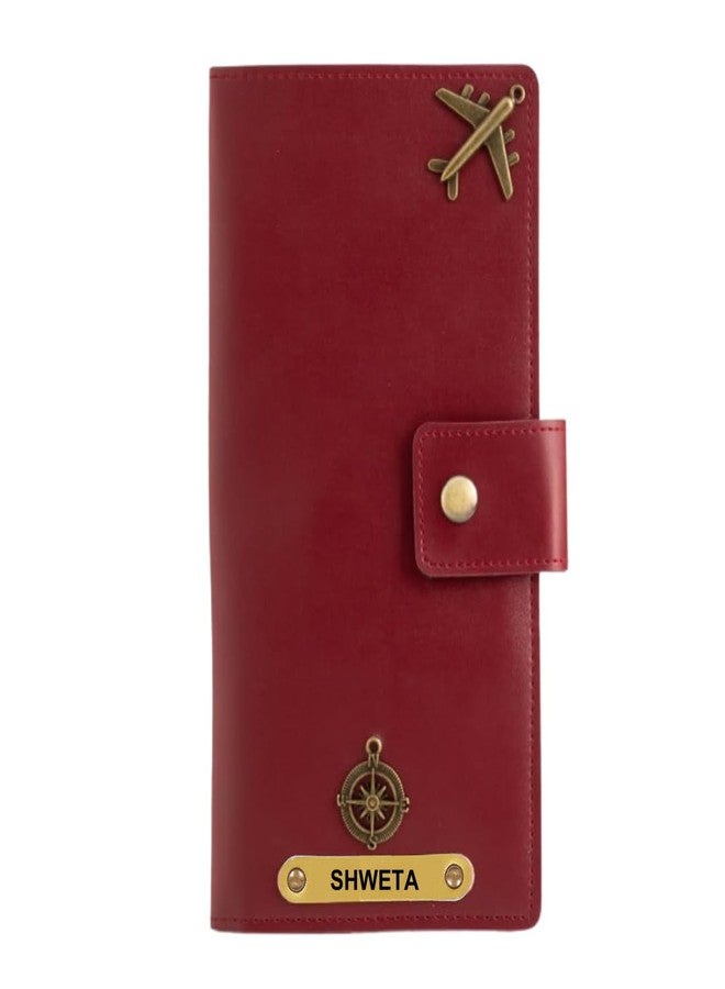 ncgifts - Elegant Passport Holder for Family 4 with Boarding Pass | Passport Boarding Pass Currency Card Slot & Coin Holder for Men & Women | Corporate Office Gift Employee Colleagues - Image 3